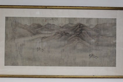 Zhao Zhirong (Chinese, Qing Dynasty). Ink and Watercolor on Paper.