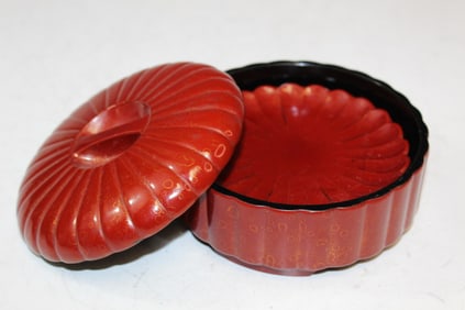 Japanese Lacquered Dishes in a Box