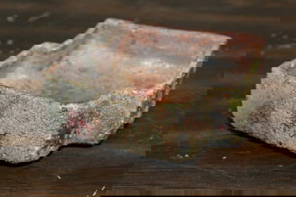 Japanese Ash Glazed Pottery Dish