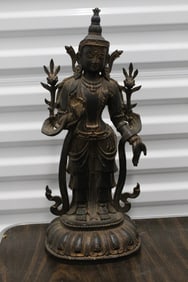 Chinese Bronze Buddha Statue