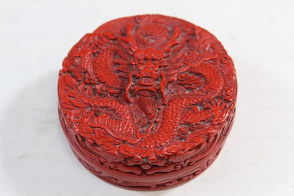 Chinese Red Dragon Box