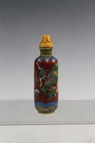 Chinese Cloisonne Snuff Bottle