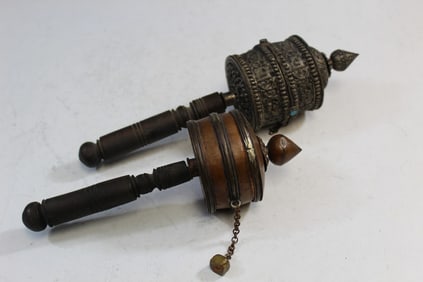Two Tibetan Buddhist Wheels