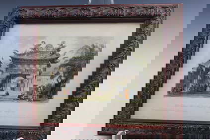 First Entrance Gate to the Temple of Confucius Ching-hai, Engraved by J. Tingle. Drawn by T. Allom.