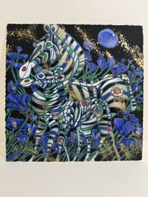 Tiefeng Jiang, "Caress" signed limited edition serigraph