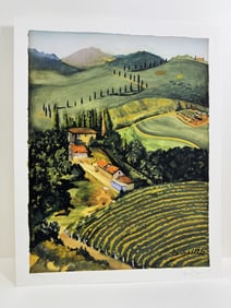 Tony Bennett, "Chianti" signed limited edition lithograph