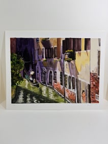 Tony Bennett, "Gondola, Venice" signed limited edition lithograph