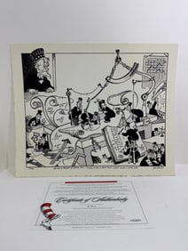 Dr. Seuss, "The Knotty Problem of Capitol Hill" limited edition serigraph