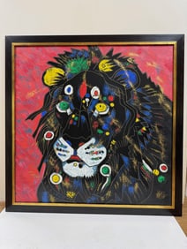 Tiefeng Jiang "The King" Signed Limited edition serigraph