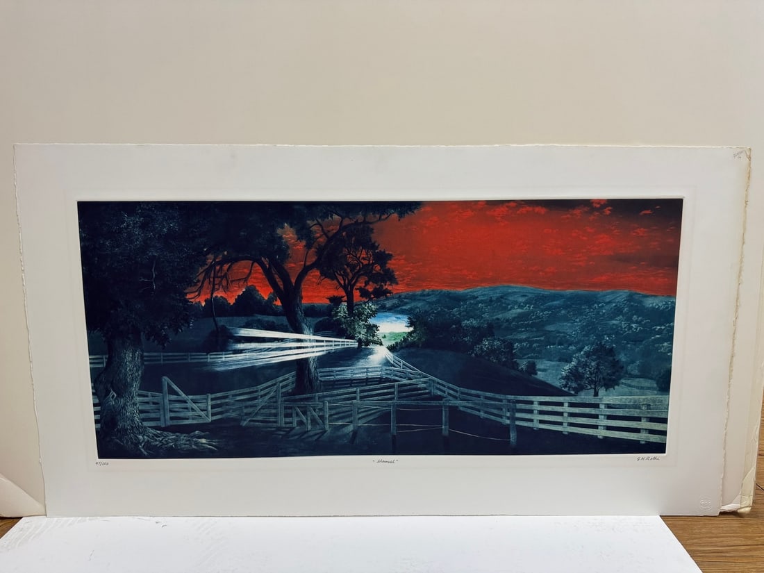 G. H. Rothe "Marvel" Signed Limited edition etching: G. H. Rothe "Marvel" Signed Limited edition etching' 42.5" x 23"