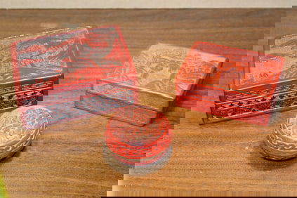 Chinese Cinnabar and Red Lacquer Boxes