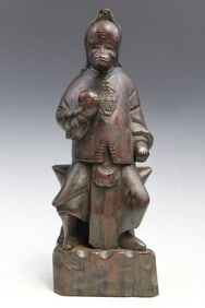 Chinese Carved Wood Figure