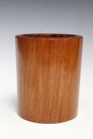 Chinese Huanghuali Wood Brush Pot