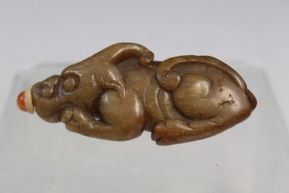 Chinese Carved Stone Snuff Bottle