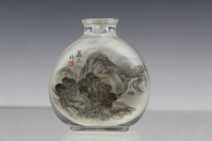 Chinese Inner Painting Glass Snuff Bottle