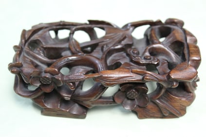 Chinese Carved Wood Stand