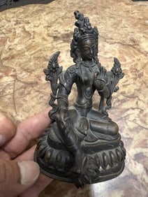 Tibetan Bronze Buddha Statue