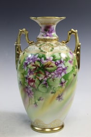 Japanese Nippon Porcelain Vase
