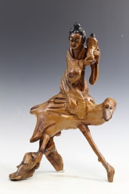 Chinese Root Carving of a Lady