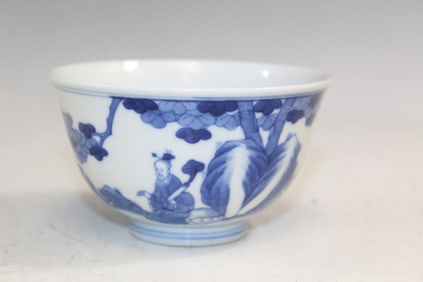 Chinese Blue and White Porcelain Bowl