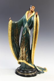 Limited Edition Bronze Sculpture entitled "Femme de Luxe" by Erté