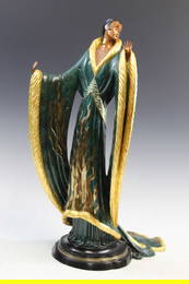 Limited Edition Bronze Sculpture entitled "Femme de Luxe" by Erté
