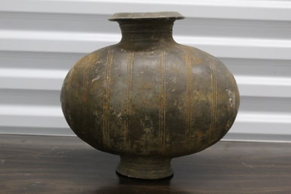 Chinese Cocoon Pottery Jar