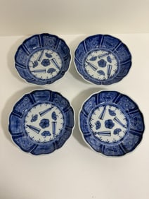 Chinese blue and white porcelain dishes