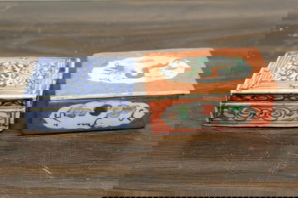 Two Chinese Porcelain Boxes
