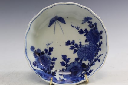 Japanese Blue and White Porcelain Bowl