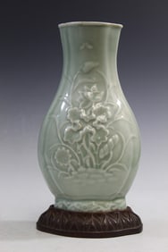 Chinese Celadon Glazed Porcelain Vase