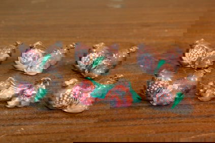 Group of Chinese Famille Rose Porcelain Brush/Chop Sticks Rests