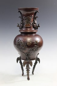 Japanese Bronze Incense Burner