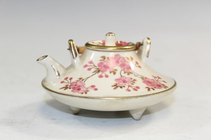 Japanese Satsuma Porcelain Miniature Teapot