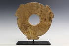 Chinese Carved Jade Bi