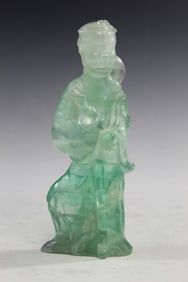 Chinese Carved Quartz Figure