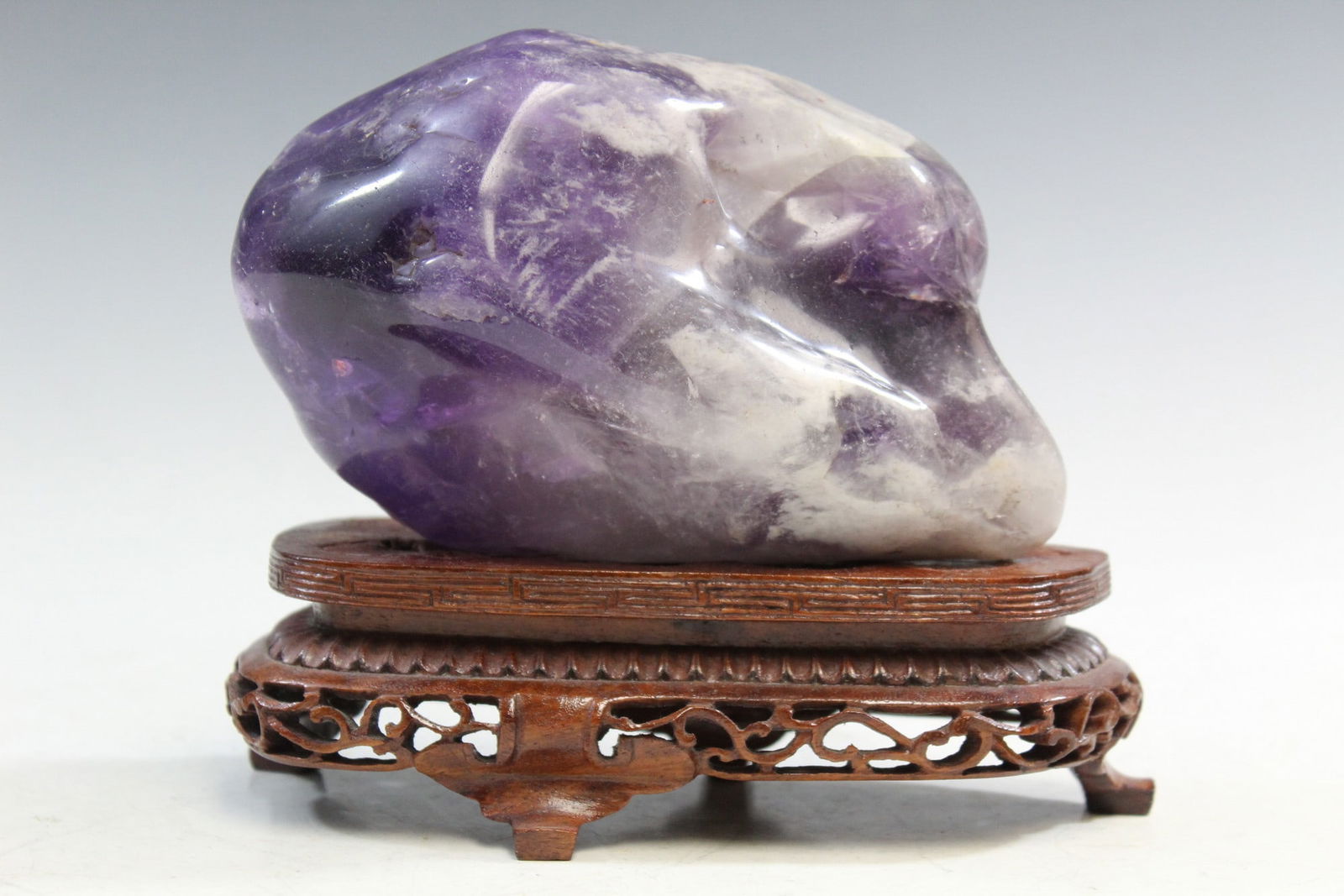 Large Amethyst Boulder on Stand (1 of 6)