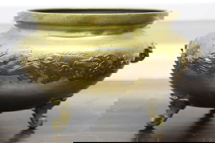 Japanese Brass Incense Burner