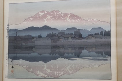 Morning at Itoigawa, Yoshida Hiroshi (1876-1950), Japanese Woodblock Print.