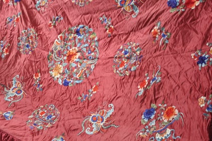 Large Chinese Embroidery Cover