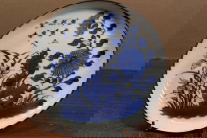 Chinese blue and white porcelain dish