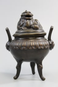 Japanese Bronze Incense Burner