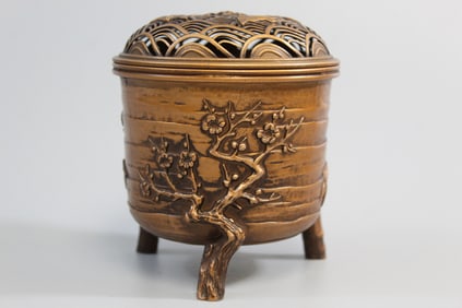 Japanese Metal Incense Burner