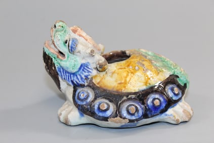 Chinese Pottery Turtle Water Dropper