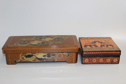 Two Asian Lacquer Boxes