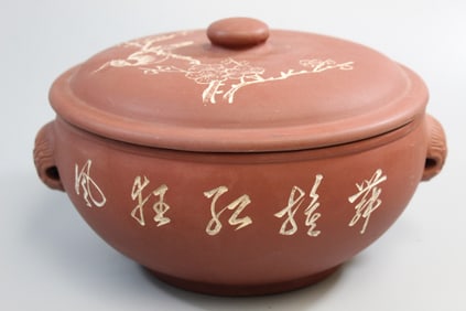 Chinese Yixing Pottery Hotpot