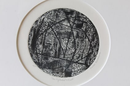 Reflected Wheel, Etching by Louise Nevelson (American, born Ukraine, 1899 - 1988)