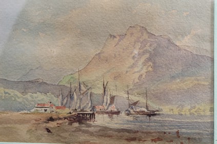 Seashore, Watercolor Painting on Paper.