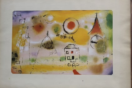 Wintertag Kurz Vor Mittag 1922, Paul Klee (1879 - 1940), Print.