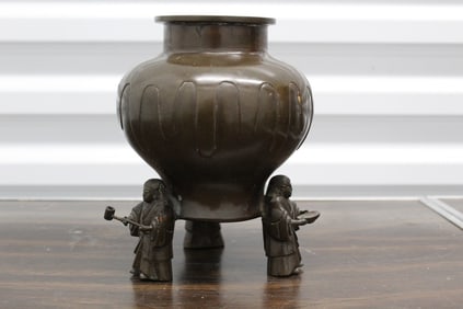 Japanese Bronze Vase